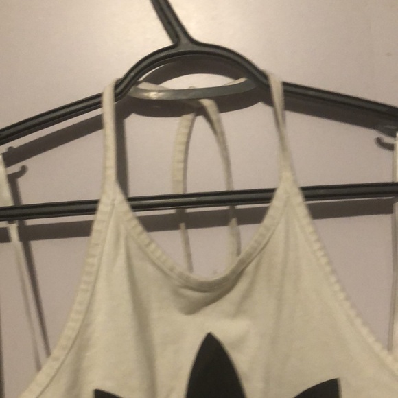 Addidas size small crop top. Lace around neck front with a low back - Picture 4 of 5
